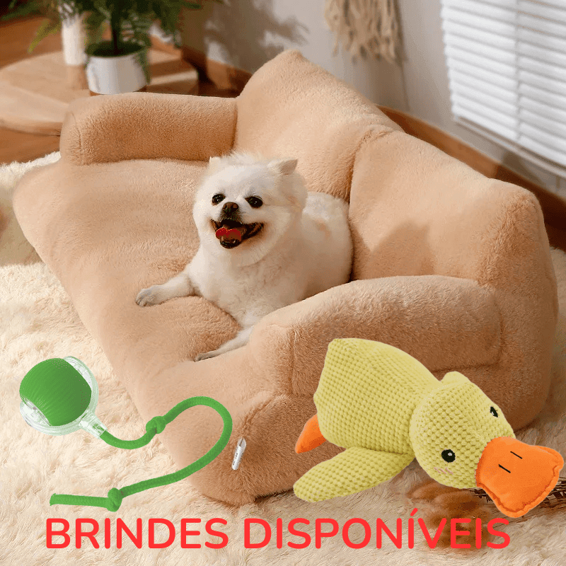 Sofá Calmante para Animais de Estimação - Soft Nest + Brinde