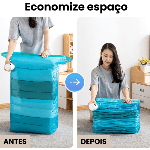 UtiliCompress® - Compressor a Vácuo + Sacolas Reutilizáveis