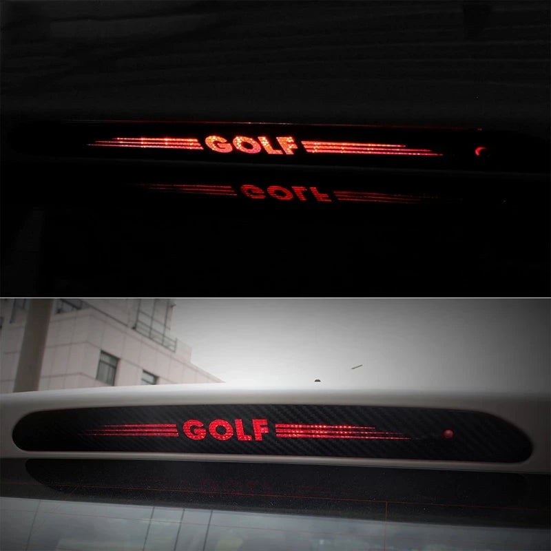 Car High Mounted stop lamp Stickers High Brake Lights Decal For VW GTI Polo Golf Passat Tiguan Arteon Touareg Taigo Caddy Jetta