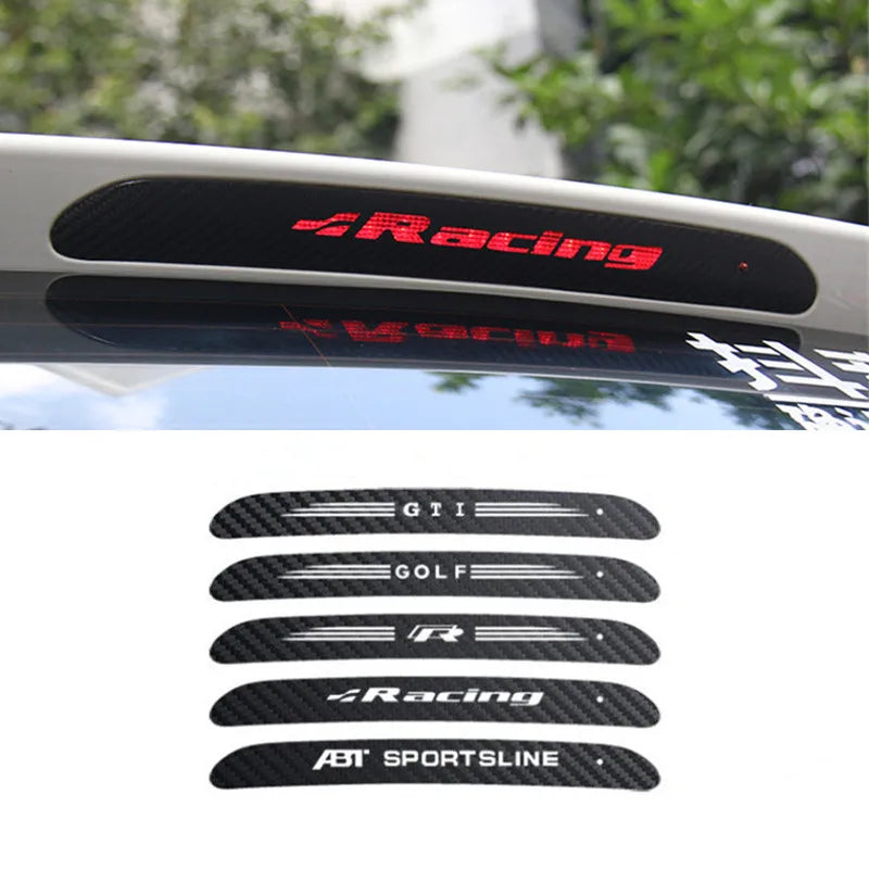 Car High Mounted stop lamp Stickers High Brake Lights Decal For VW GTI Polo Golf Passat Tiguan Arteon Touareg Taigo Caddy Jetta