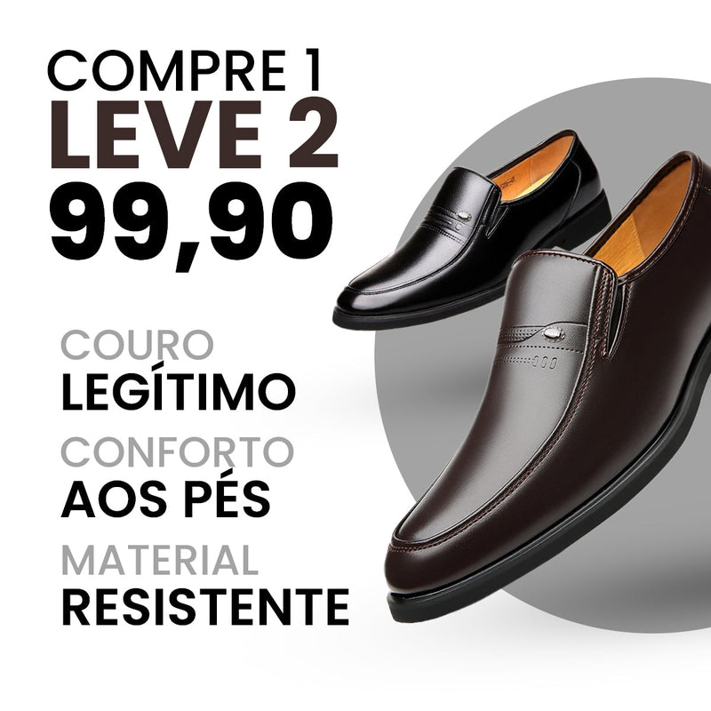 [COMPRE 1 LEVE 2] Sapato Social Masculino em Couro - Timothy Feldman™